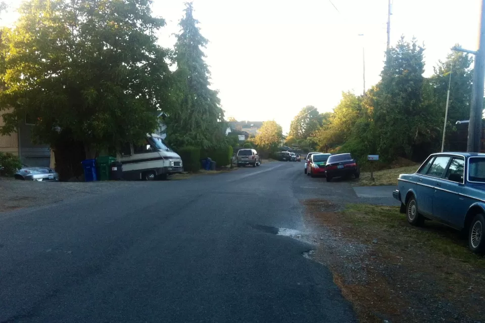 Street With No Sidewalk